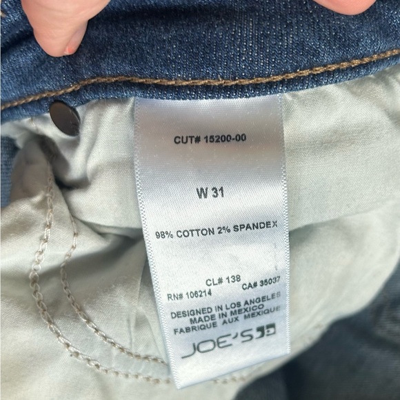 Joe’s Jeans Larissa Mid Rise Skinny Jeans Women’s Size 31 Blue Stretch Denim - Picture 4 of 6